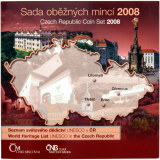 2008 - Sada oběžných mincí ČR  - Památky Unesco