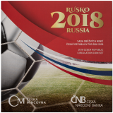 2018 - Sada oběžných mincí ČR - MS ve fotbale Rusko