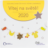 2020 - Sada oběžných mincí ČR - Narození dítěte