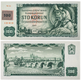 100 Kč 1961 - kolek 1993