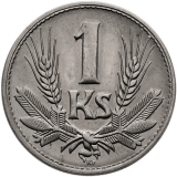 1 koruna 1945