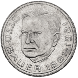 Stříbrná mince 500 Schilling 1981 - Otto Bauer