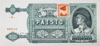 Československá bankovka 50 korun 1929 neperforovaná