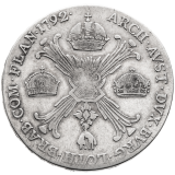 Tolar křížový 1792 H - Leopold II.